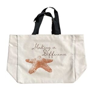 Starfish Canvas Tote